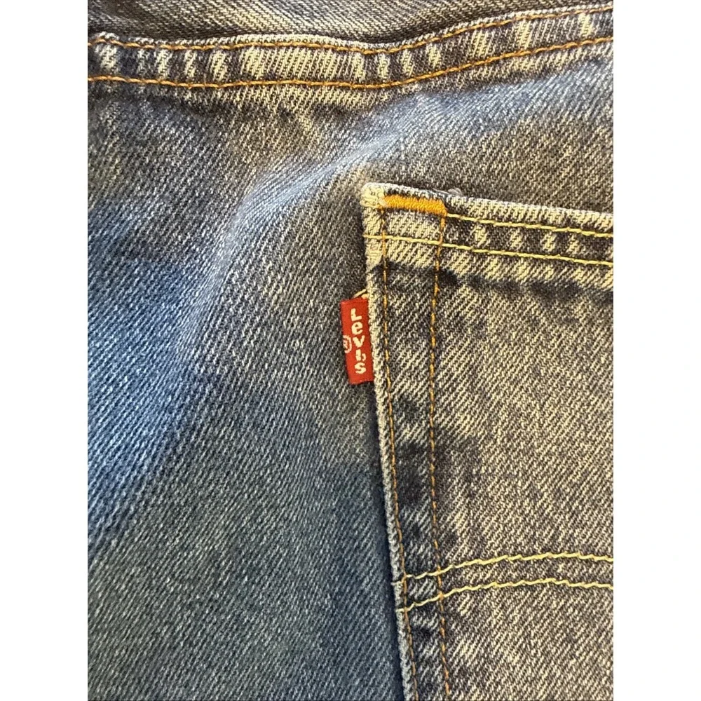 Levis 550 Jeans‎ Mens 44x29 Blue Relaxed Fit Straight Leg Medium Wash